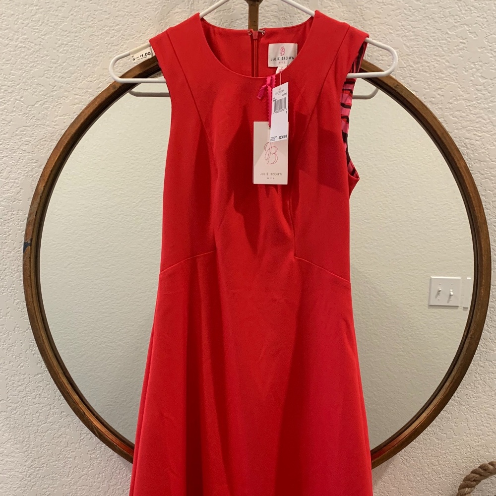 Julie Brown NYC lucky red